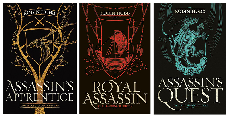 Covers of The Farseer Trilogy by Robin Hobb