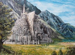 Minas Tirith concept art
